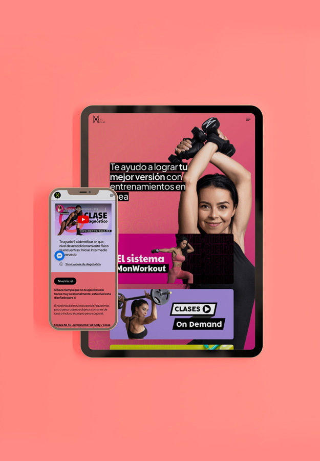 Sitio web ventas online clases en línea